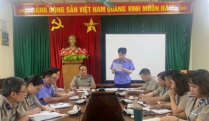 Kiểm sát trực tiếp công tác THADS tại Chi cục THADS huyện Chương Mỹ